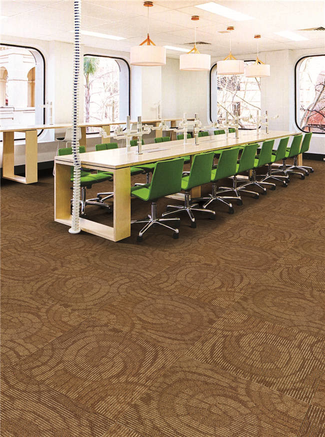 Hotel Commercial Carpet Tiles 57033000 Hs Code 20 Pcs Per Carton Packing