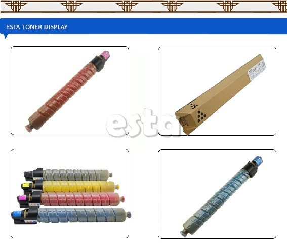 Cyan Compatible Ricoh Toner Cartridge For Ricoh Aficio MPC2800 MPC3300