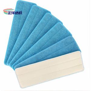 Quality 5.5&quot;X15.7&quot; Dry Mop Head Blue Fiber Sponge Center Dry Mop Pad wholesale