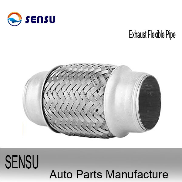 45X100mm Double Braids Exhaust Flexible Pipe Stainless
