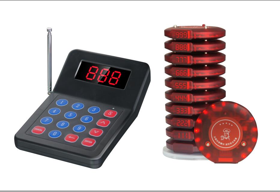 food courts restaurants wireless equipment table ordering waiter pager