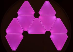 Quality Splicing Modular Triangle LED Lights Intelligent RGB 240V wholesale