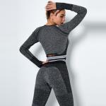 Double-layer fashion sports bra skin-tight outdoor running fitness clothing