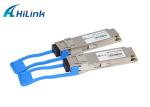 Duplex LC Connector QSFP+ Transceiver Hot Pluggable Single Mode 20km