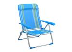 Aluminum Textilene Folding Sand Chairs For Beach Reclining Garden Furniture