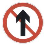 Prohibition of passing left to right