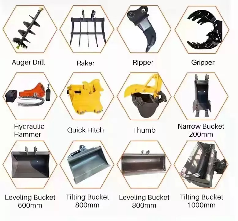Remote Control Excavators EPA Euro 5 Compact Saving Farm Digger Excavator