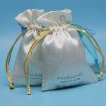 Lavender Scented Sachet Satin Fabric Packaging Drawstring Bag
