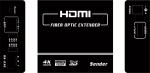EDID Memory 4K HDMI Fiber Extender Built In ESD Protection System 4K HDMI Fiber