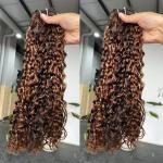 Hot Burmese Curly Raw Virgin Human Hair Bundles Vendor 12A Grade Super Double