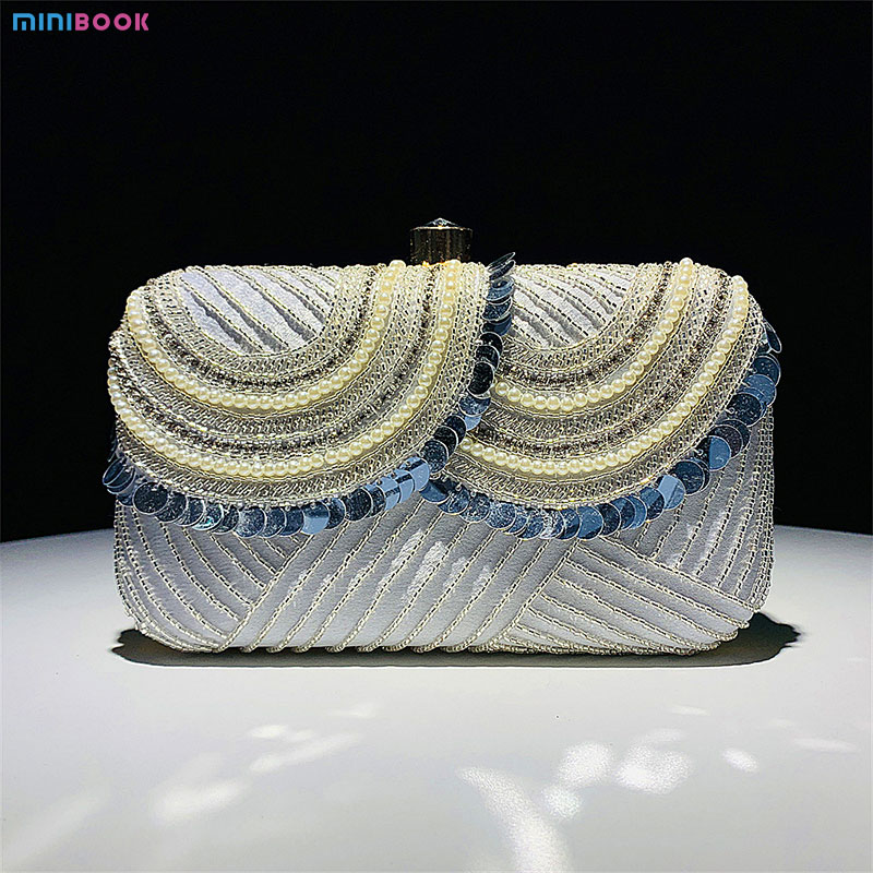 Ladies Shiny Crystal Bling Hand Bags OEM/ODM for Party Wedding Purse Evening Handbags
