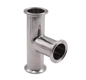 Quality 1.5&quot; Tri-clamp Stainless Steel 304 Sanitary Fitting 3-Way Clamp Tee for 38mm Pipe OD wholesale