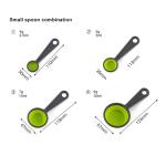 Kitchenware Measuring Cups And Spoon Set Silicone Collapsible