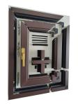 Decoration Aluminum Material Double Glazed Windows Aluminum Frame Tempered Glass