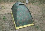 Single Person One Door Camouflage Travel Dome Tent Army Color Camping Tent