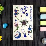 AB glue Transfer Decal Stickers Waterproof Custom Tattoo Stickers