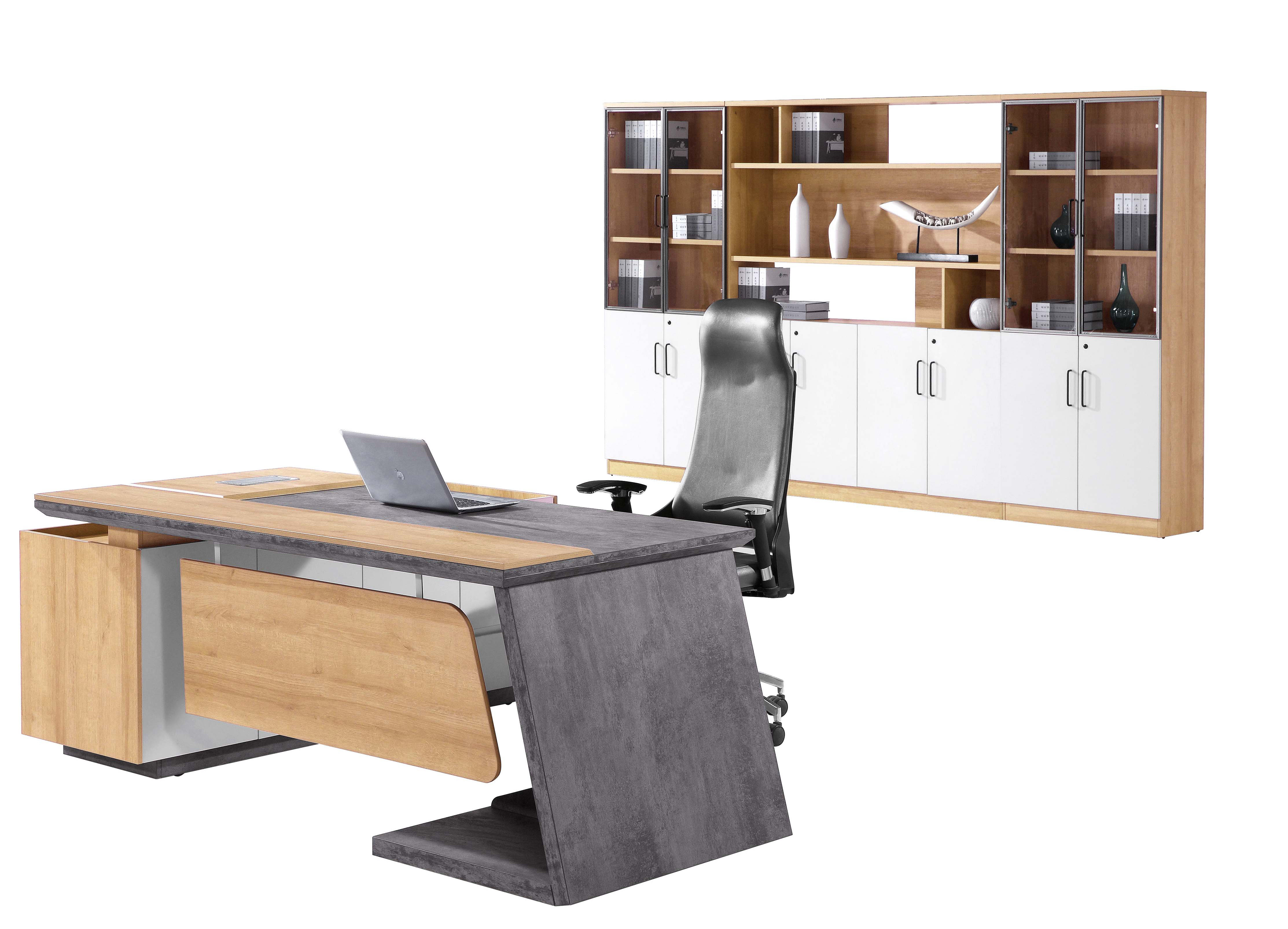 Particle Board Two Meter Office Manager Desk With 5 Years Warranty