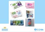 Custom Print Adult Biodegradable Makeup Wipes , Organic Hand Wipes For Cleaning
