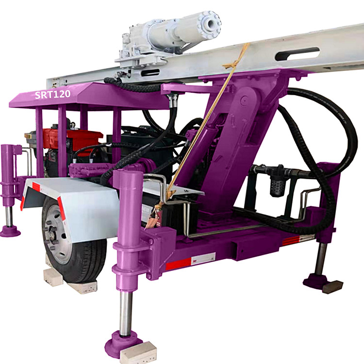 Hydraulic Trailer Mounted Water Well Drilling Rig Small Water Well Drilling Rigs For Sale