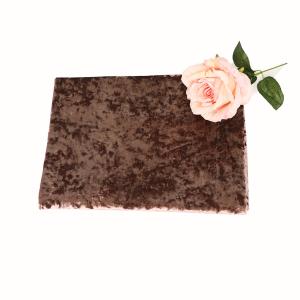 Quality 260gsm Crushed Velvet Upholstery Fabric 75D 72F 100% Polyester wholesale