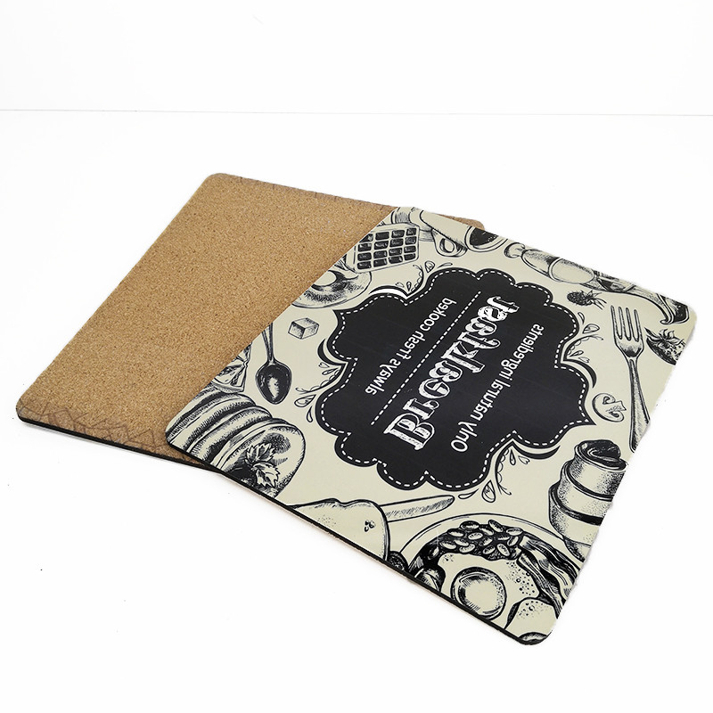 Eco-Friendly Sublimation MDF Heat & Slip-Resistant Placemat for Table Protector