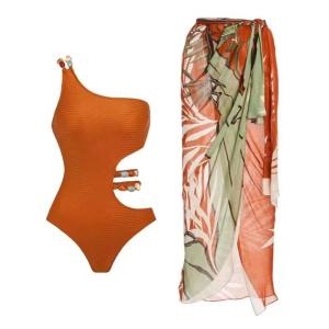 Quality Summer Chic Three Piece Swimwear High Elasticity / Wire Free Comfort wholesale