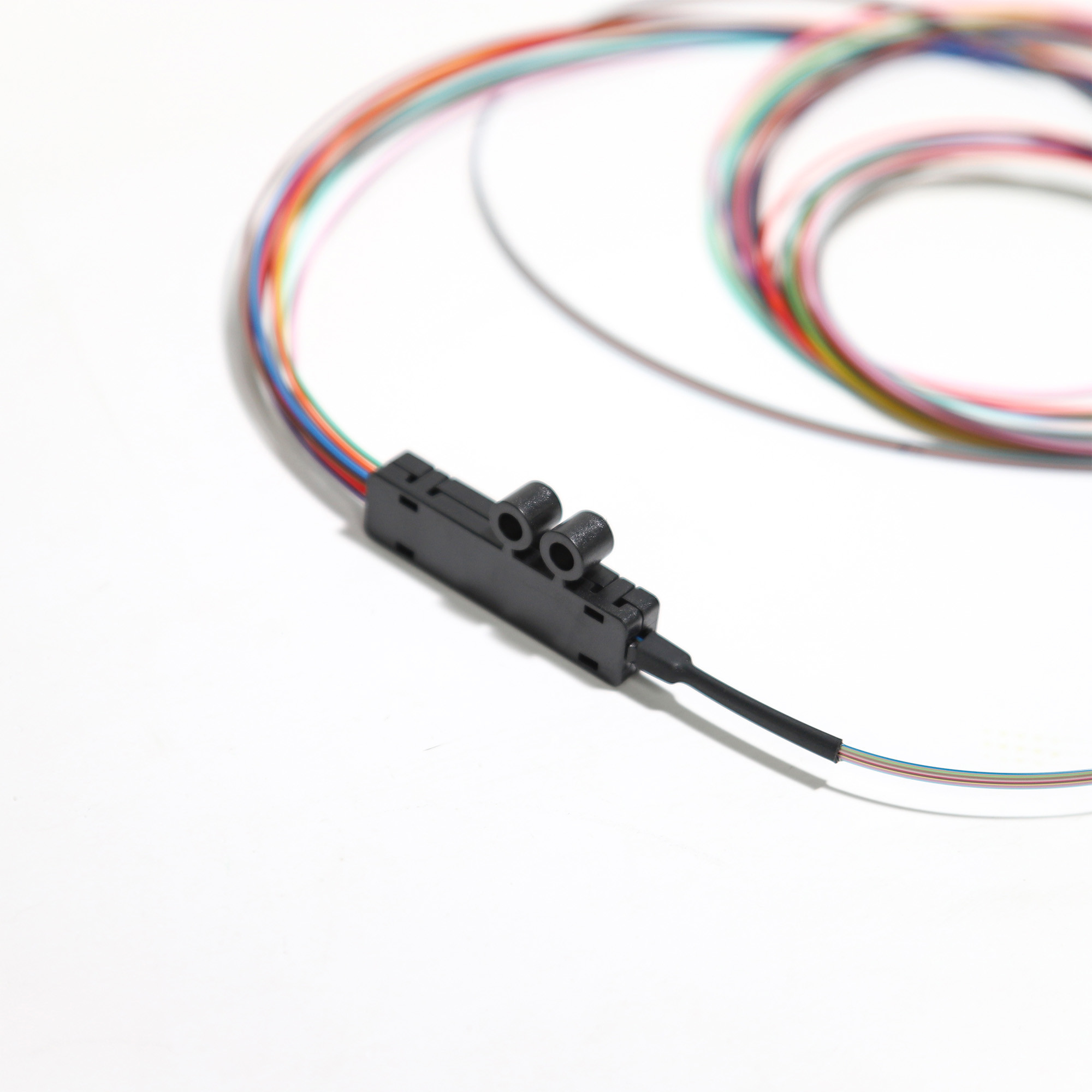 Blue LC UPC 12 Core Ribbon Fiber Pigtails Grey Port 0.9mm Gigabit Ethernet Speeds 1.5m-3m
