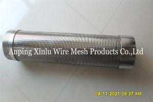 Quality 1.0mm Slot Vee Wrapped Water Deep Well Screen Pipe With Male Female Threaded wholesale