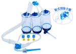 100ml AS Material Cup Sterility Test Kit Canister Double Zone 100% Closed