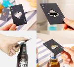 Stainless Steel Credit Card Bottle Opener ODM Metal Business Cards Bottle Opener