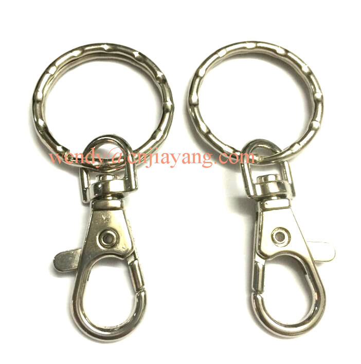 jiayang custom length and types silver flower key chain link with screws