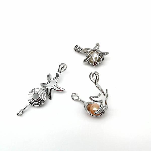 Pearl Cage Bead Cage Essential Oil Diffuser Locket Pendant Jewelry Making Oyster