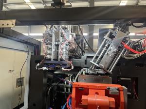 Quality Cosmetic Bottle 3 Zone Extrusion Moulding Machine for 10l Container wholesale