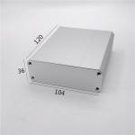 104*36*120mm Custom Extruded Aluminum Case In White