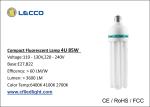 4U 85W Energy Saving Fluorescent Bulbs , High Efficiency Light Bulbs T5 6400K