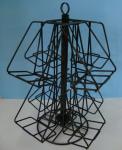 8 Shelves Wire Countertop Display Rack / Rotating Countertop Spinner Rack