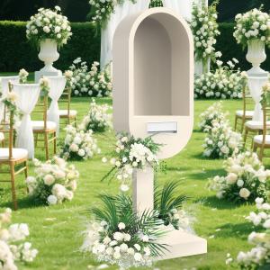 Quality White-Phone-Booth-with-Audio-Guestbook-Phone wholesale