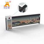 LED Light Advertising Barriers 200W Automatic Parking 4m Arm Length