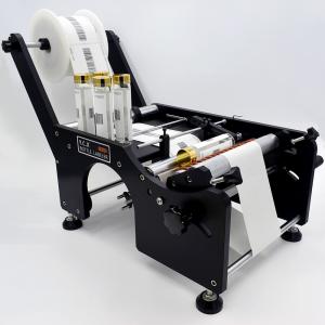 Quality Manual hand easy bottle label dispenser single bar bottle labeling machine wholesale