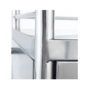 Quality Moving Metal Abs Hospital Stainless Steel Instrument Trolley wholesale