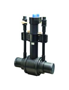 Quality DN63-DN355 SDR11 SDR17.6 Double Discharge PE Ball Valve wholesale