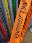 Heavy Duty Round Lifting Slings Wll 150ton High Strength Single Tube Sleeve
