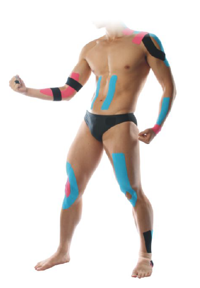 Elastic Medical Tape Bandages Sport Muscle Face Tape Therapy Kinesiology DIY Bra Tape 5cmx31.5m