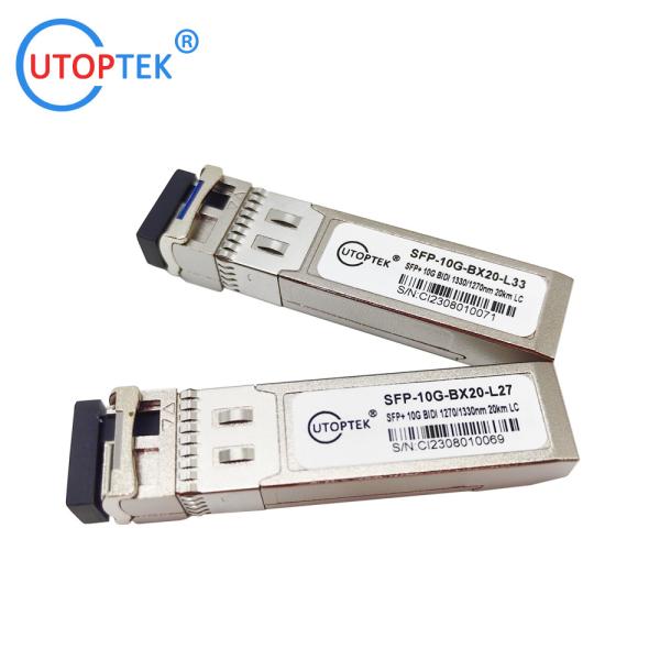 10Gb/s SFP+ SM Bidi LC 20km 1270/1330nm Fiber optical sfp transceiver module for