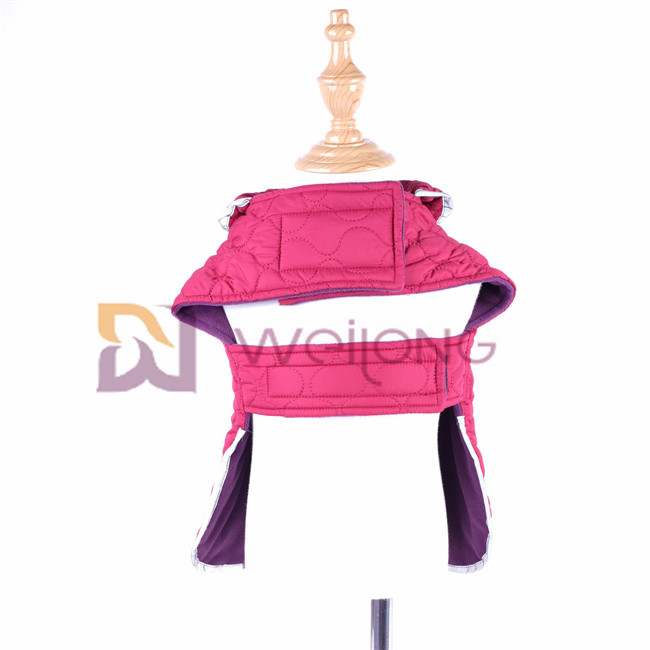 Windproof Reversible Plaid Dog Coats Reflective Stripe Poly Pongee Waterproof Dog Jacket