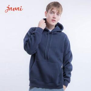 Quality Thick Mens Activewear Tops Pullover 100% Pima Cotton Hoodie With Drawstrings Hood wholesale