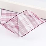 6mm-38mm Plaid Polyester Organza Ribbon for Flower Chocolate Gift Packing
