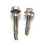 Heavy Duty SS 410 Stainless Steel Self Drilling Screw Indented Hex Washer Head