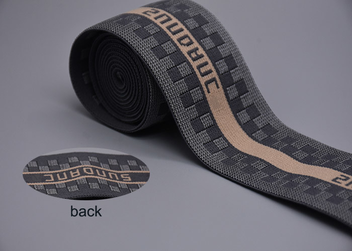 Double Sided Recycled Jacquard Elastic Band Custom 40mm For Garments