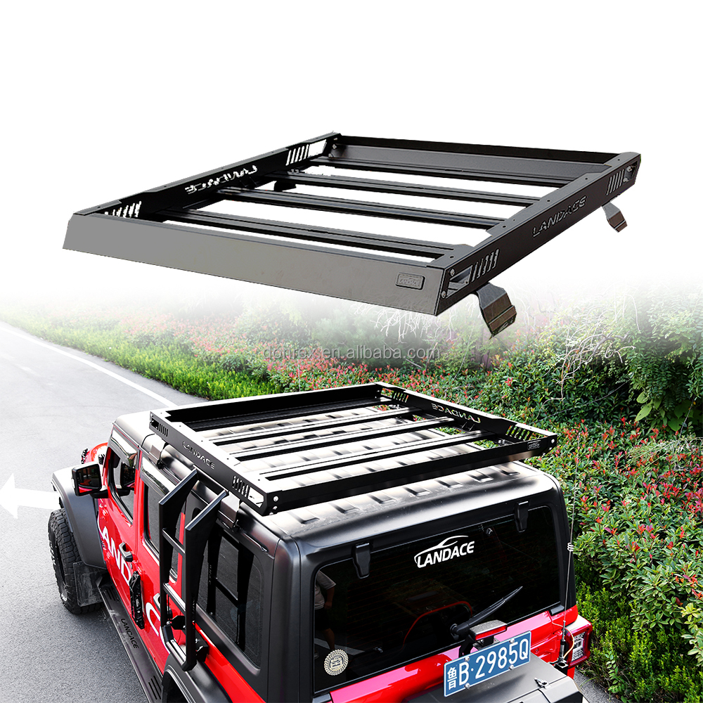 Wrangler JL Car Roof Rack Basket AL6063 SS304 Cargo Basket